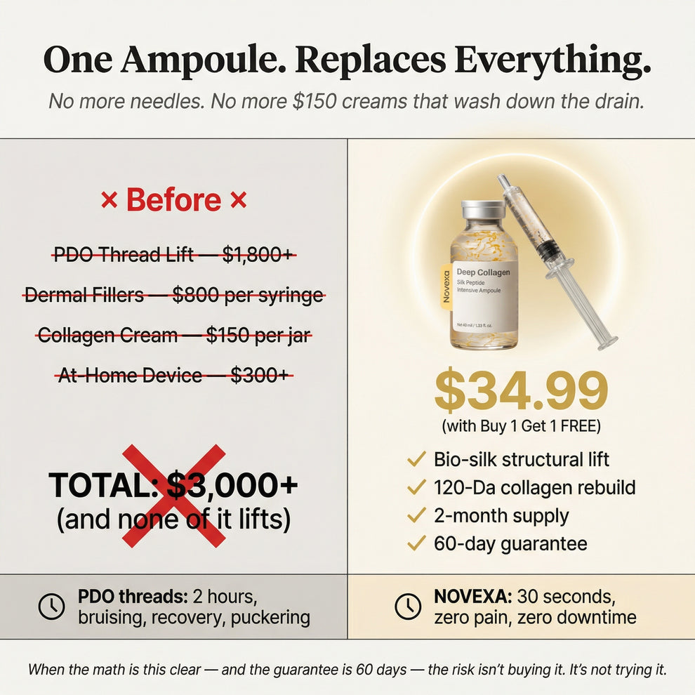 Korean Silk Collagen Ampoule + Free Gift